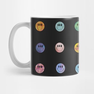 3-Eyed Smile Sticker Pack in Tie Dye Mug